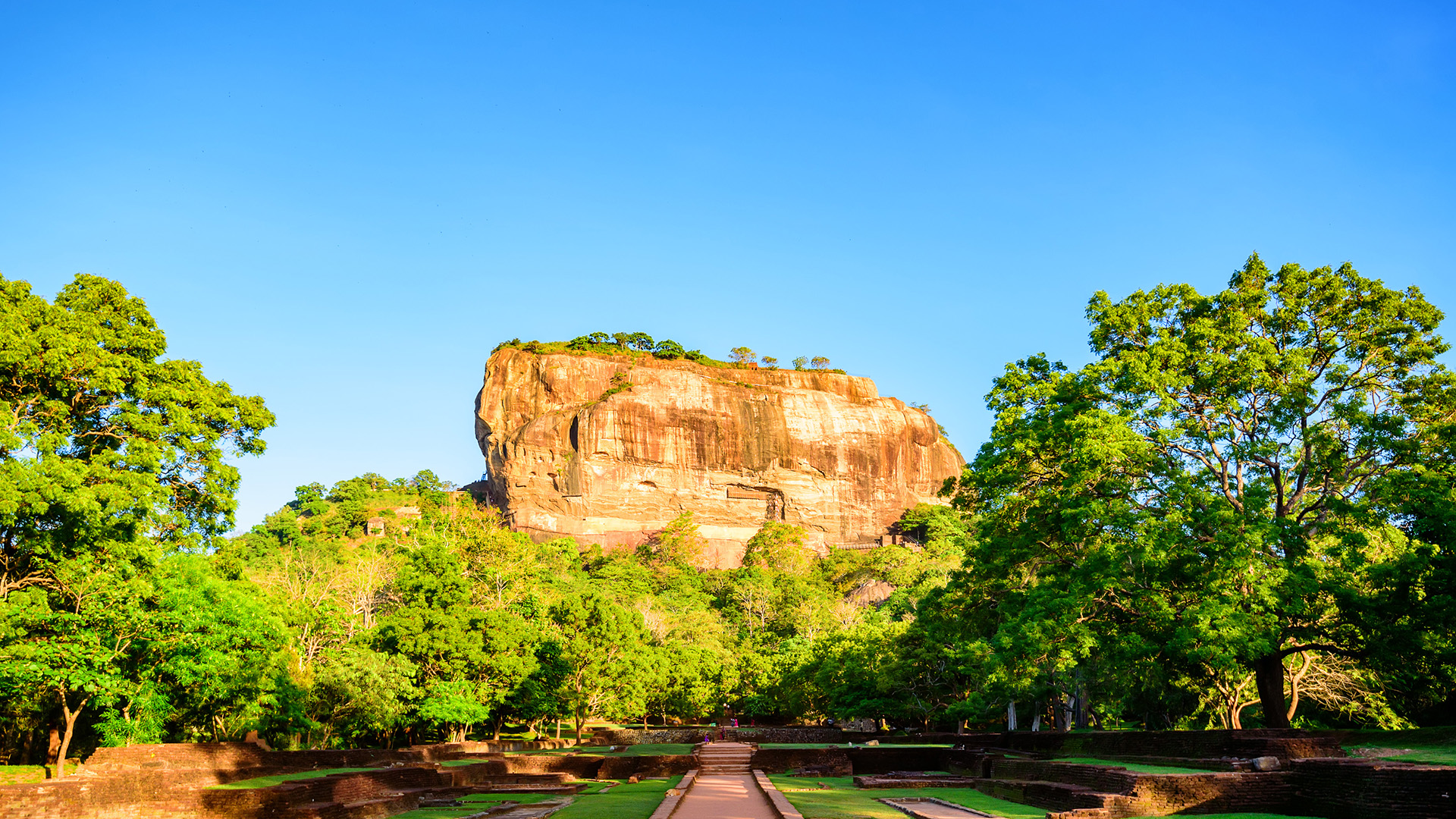 Sigiriya rock in Sri Lanka